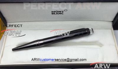 Perfect Replica Mont Blanc Black Starwalker Ballpoint Pen & Dynamic Pattern